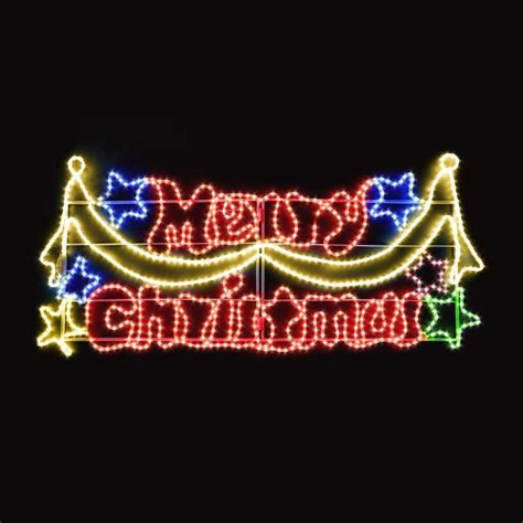 Led Merry Christmas Rope Lights Colorful Buy Outdoor Christmas