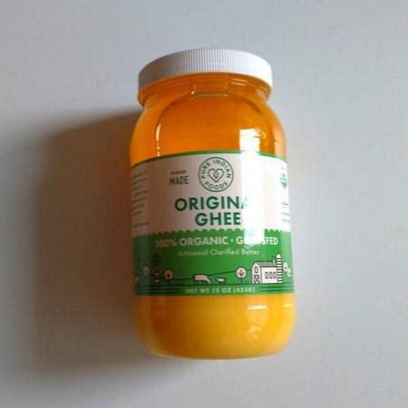 Pure Indian Foods Organic Grass Fed Original Ghee Oz G