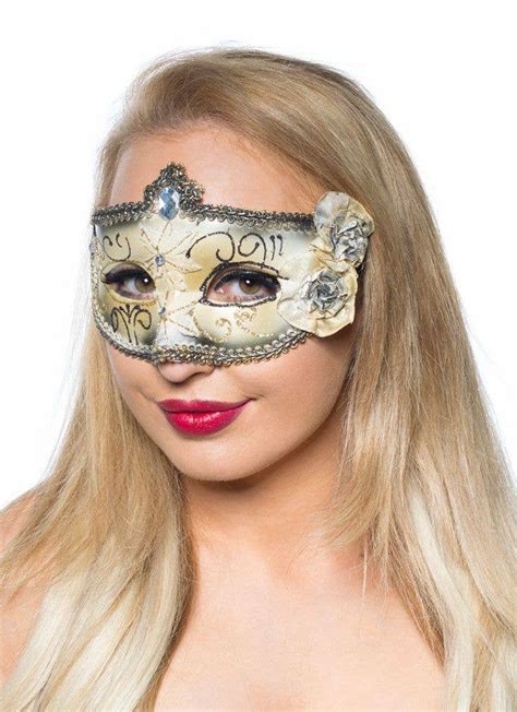 Edwardian Adults Black Masquerade Mask