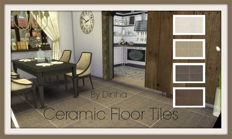 Sims 4 flour half : Sims 4 - Ceramic Floor Tiles (Brown) - Dinha