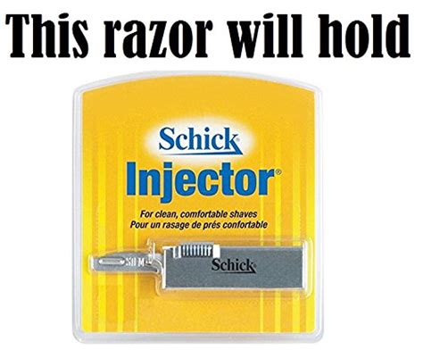 Shave Classic Single Edge Razor Handle With 1 Ct Schick Injector Razor