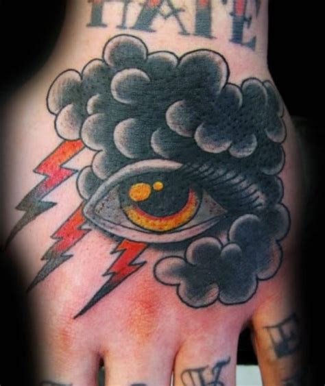 50 Traditional Eye Tattoo Designs For Men - Old School Ideas
