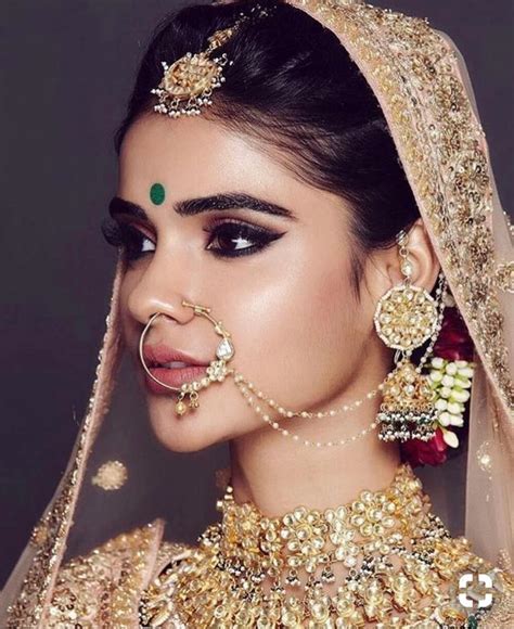 19 Dazzling Real Brides That Slayed In The Nude Makeup Look