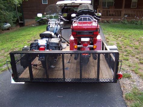 There are a few different options of how to add extra parts. Wallace Trailer - Motorcycle trailer