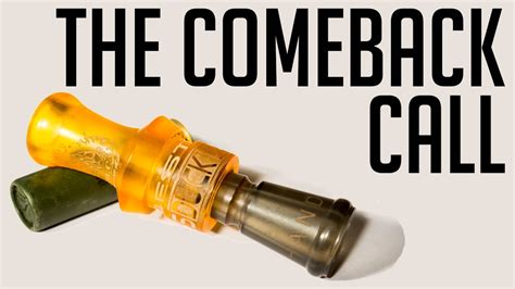 Duck calling tips for beginners. The Comeback Call | How To Blow A Duck Call - YouTube