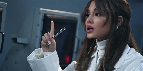 ariana grande plays the role of a chic dr frankenstein in her new music video for 34 35