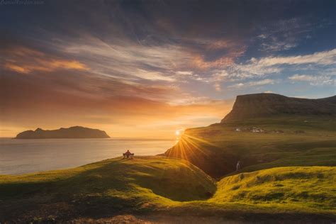 Midnight Sun At Faroe Islands Faroe Islands Is A Diamond Necklace
