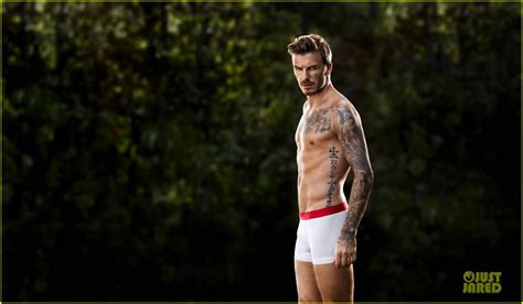 David Beckham Shirtless Underwear Clad H M Campaign Pic Photo