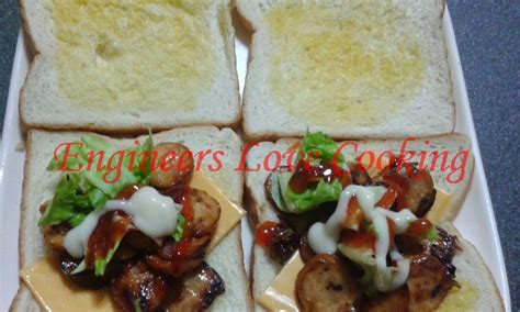 Masukkan gula dan garam secukup rasa. Engineers Love Cooking: SANDWIC SOSEJ BERKEJU / CHEESY ...