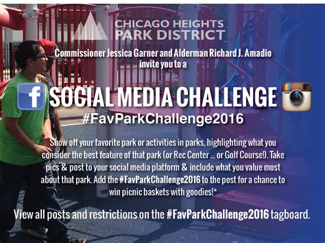 Social Media Challenge ‹ Chicago Heights Park District