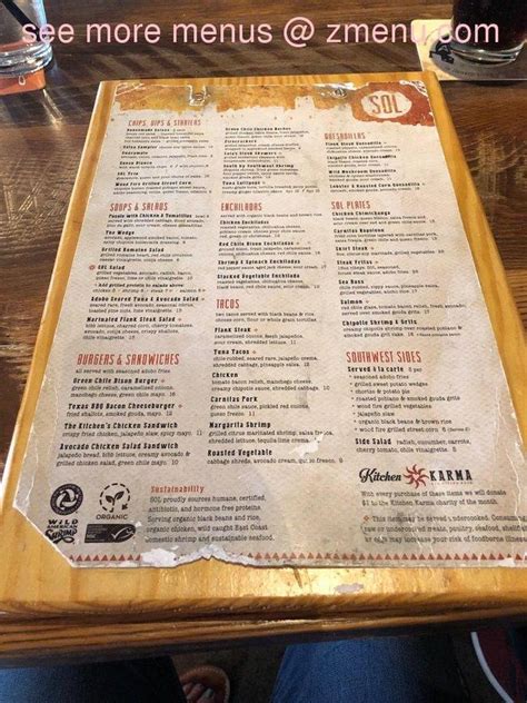 Page 1 of 14,539 jobs. Online Menu of SOL Southwest Kitchen - Summerville ...
