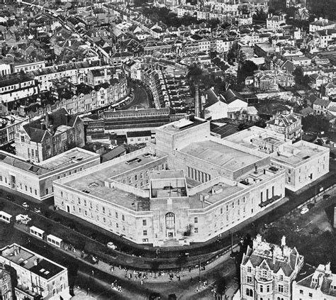Aerial View Of The Civic Centre And Surrounds In 1952 Aerial View