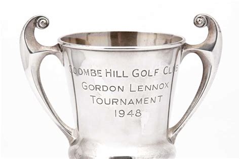 Lot 264 An Edwardian Sterling Silver Trophy Cup