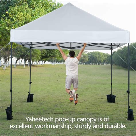 Yaheetech Pop Up Canopy Tent Commercial Instant Shelter Tent Heavy