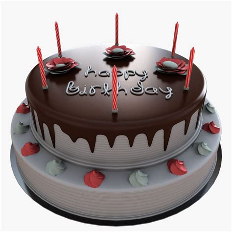 Birthday Cake 3d Model 9 Max Free3d