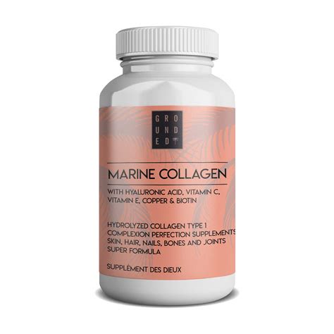 Buy Hydrolysed Marine Collagen 700mg With Hyaluronic C E Copper