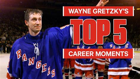 Top 5 Wayne Gretzky Nhl Career Moments Youtube