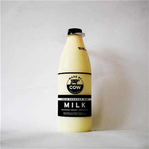 Made By Cow Cold Pressed Raw Cow Milk 1 5L All About Organics Online