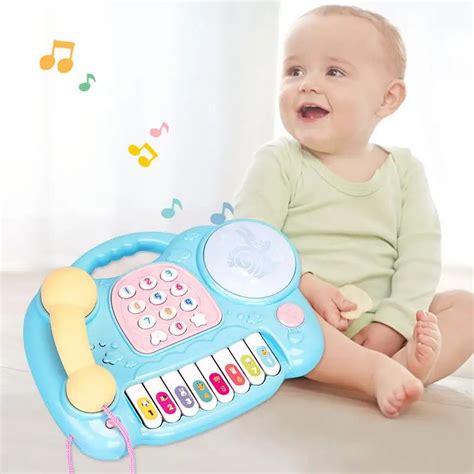 Mry Childrens Multifunction Simulation Telephone Toy Baby Light Music
