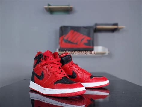 Air Jordan 1 Mid Reverse Banned 554724 601 Redwhite Sneakers