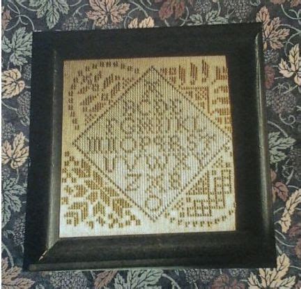 Goode huswife cross stitch designer cross stitch patterns, cross stitch kits and accesories at stitch & frog. The Goode Huswife "Quaker Four Corners" | Cross stitch ...