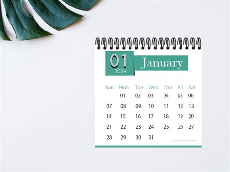 2024 Classic Desk Calendar At A Glance Free Printable Templates 2024