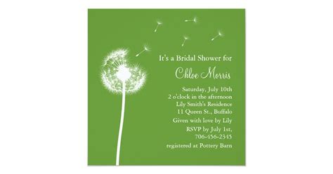 So, here are a few greetings that you can use for the bridal shower card. Best Wishes! Bridal Shower Invitation (green) | Zazzle.com