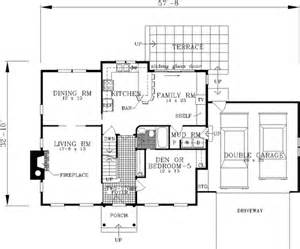 Colonial Style House Plan 4 Beds 3 Baths 2151 Sqft Plan 3 106