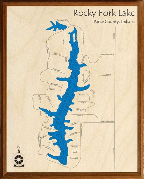 Rocky Fork State Park Map World Map