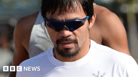 Manny Pacquiao Renews Criticism Of Homosexuality Bbc News