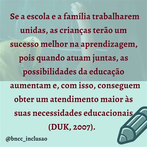 Citações Sobre A Parceria Entre Escola-família E Sociedade