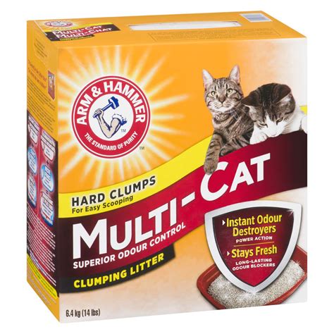 Arm And Hammer Multi Cat Clumping Litter 64 Kg Powells Supermarkets