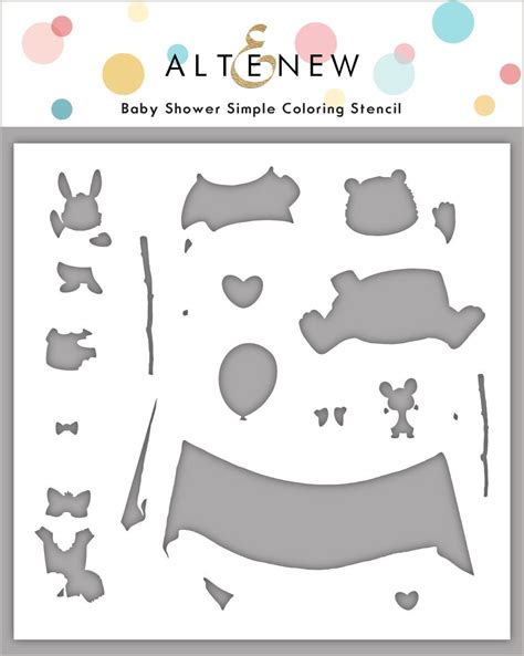 See more ideas about stencils, baby shower, stencil template. Baby Shower Simple Coloring Stencil -30221
