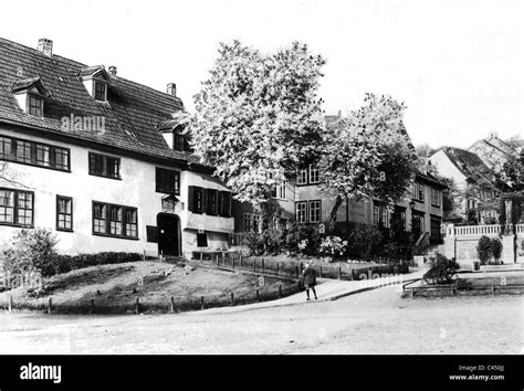 House Where Johann Sebastian Bach Was Born In Eisenach 1935 Stock
