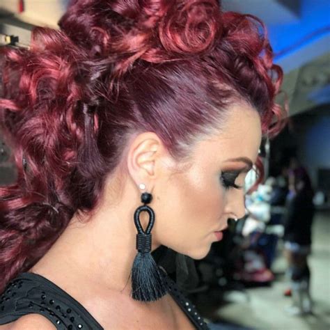 Maria Kanellis Dyed Red Hair Hair Dye Wrestling Superstars Faux Hawk