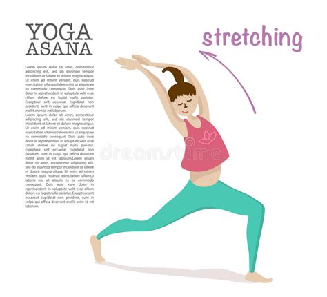 Yoga Asana Vector Illustration Stock Vector Illustration Of Pose