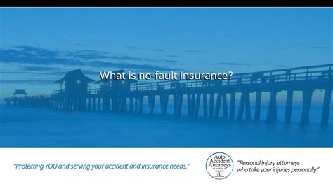 What Is No Fault Insurance Youtube