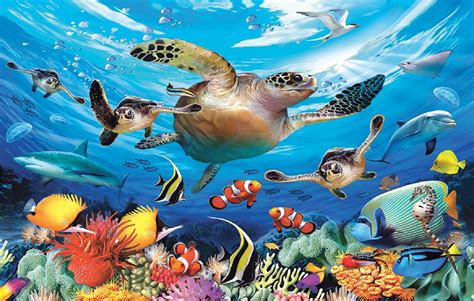 Sunsout Journey Of The Sea Turtles 100 Pc Jigsaw Puzzle 81649 Michaels