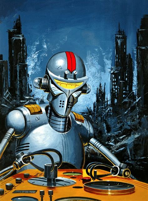 Vintage Robots Retro Robot Vintage Art Fantasy Images Fantasy Art