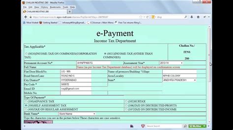 If this is your first time filing a tax return. How to Pay Income Tax Online - YouTube