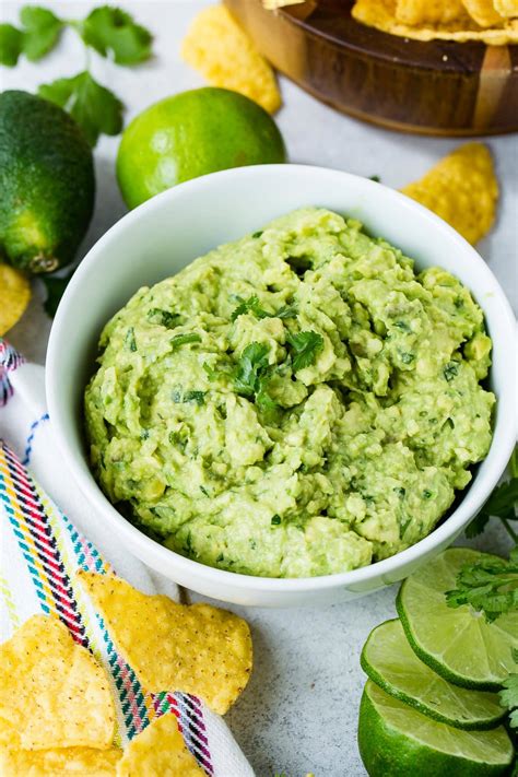 Homemade Authentic Guacamole Recipe Oh Sweet Basil