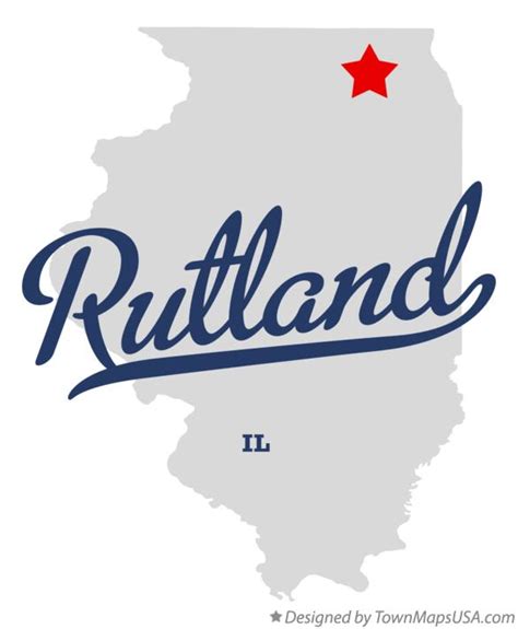 Map Of Rutland Kane County Il Illinois