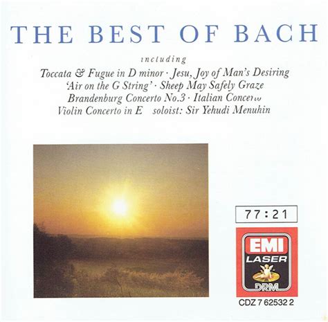 The Best Of Bach 1988 Cd Discogs