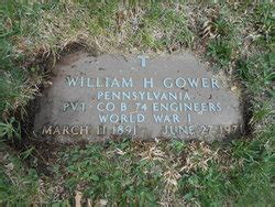 William Henry Gower Find A Grave Memorial
