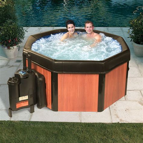 Spa N A Box Portable Hot Tub At Brookstone Buy Now Portable Hot Tub Hot Tub Tub