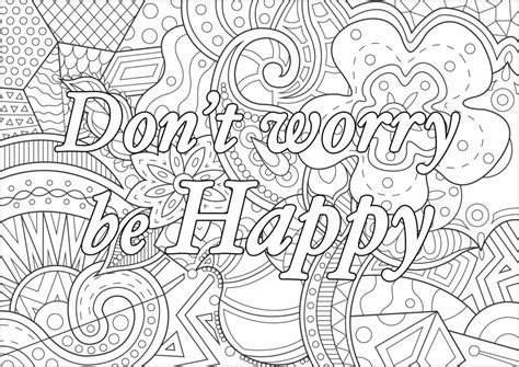 Color flow is a happy coloring game for adults, there're so many realistic and breathtaking pictures to happy color! Get This Printable Adult Coloring Pages Quotes Be Happy