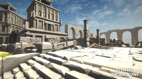 Stylized Ancient Ruins Environment
