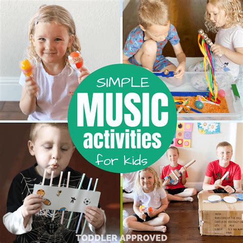 Music Themed Activities For Kids Toddler Approved