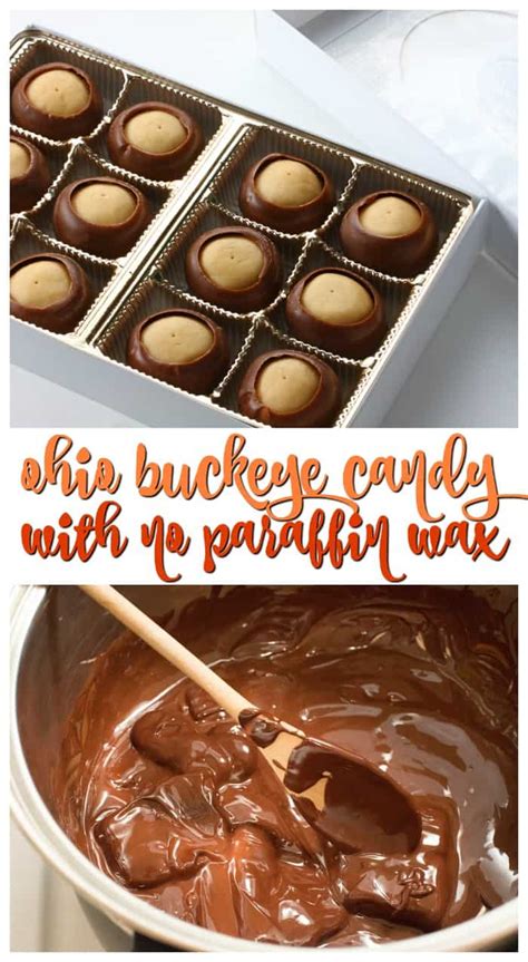 Ohio Buckeye Candy Recipe Without Paraffin Wax