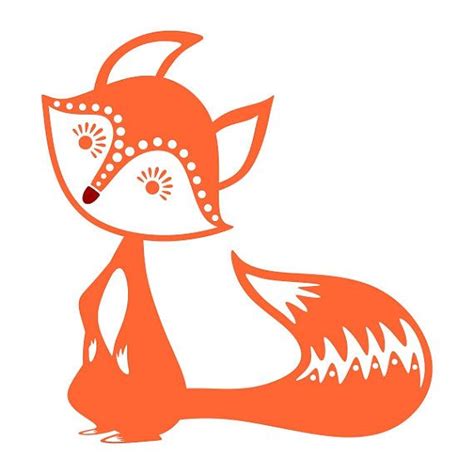 Download as svg vector, transparent png, eps or psd. Cute Fox Cuttable Design SVG DXF EPS use with by ...